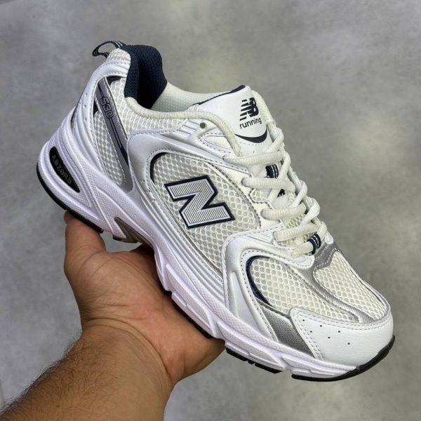 New Balance ۵۳« نیوبالانس ۵۳۰ سفید سرمه ای