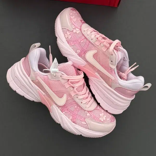 Nike V2K Pink Floral کفش نایک صورتی گلد
