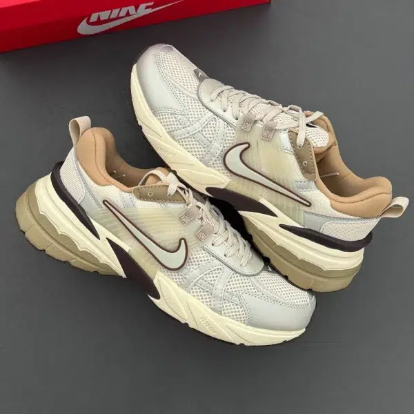 Nike V2K sneakers کتونی نایک وی تو کی کرم خاکی