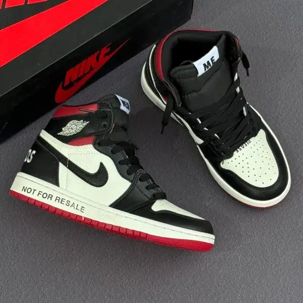 کفش نایک ایرجردن مشکی قرمز  Nike Air Jordan NRG