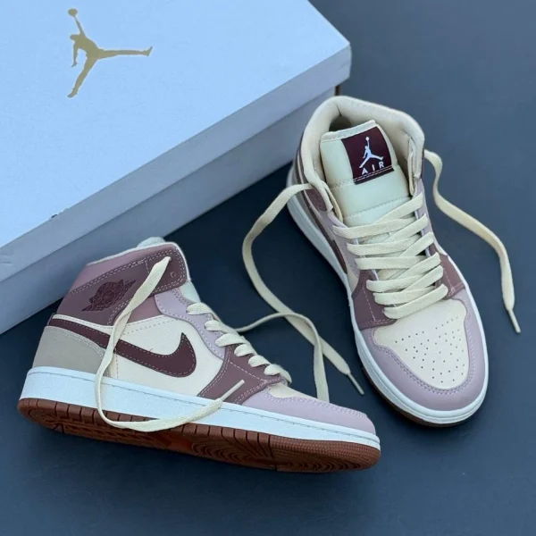 کتونی نایک Air Jordan 1 Mid  Smoky Mauve