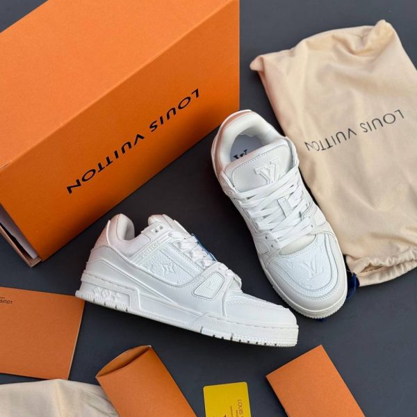 Louis Vuitton LV Trainer لوییز ویتون تمام سفید