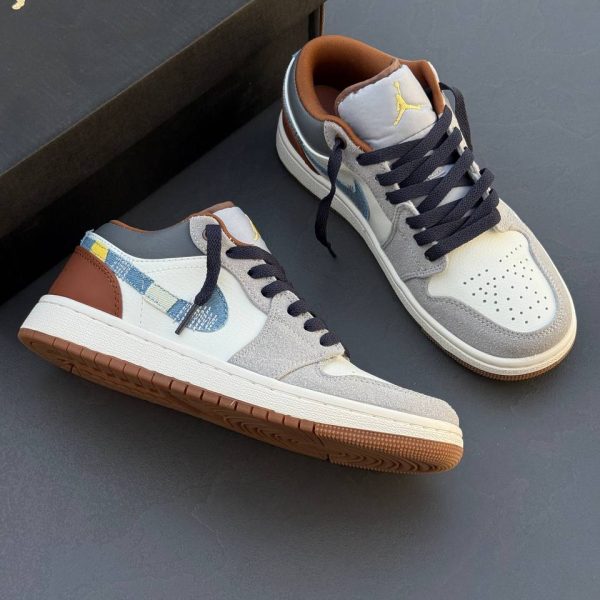 Nike Air Jordan 1 Low نایک ایر جردن وان لو فانتوم با تیک جین
