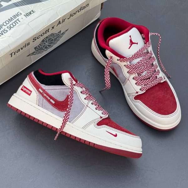 Nike Air Jordan 1 LoW supreme نایک ایر جردن وان سوپرمی